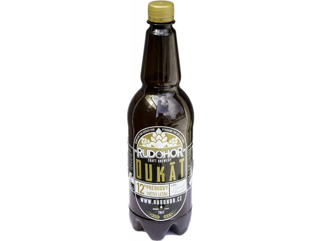 NÁPOJE Rudohor dukát 12° - Rudohor dukát 12° (1 l) — světlé pivo Rudohor Dukát 12°, alkohol 5 %. Skvělý doplněk k pizze, objednej online!