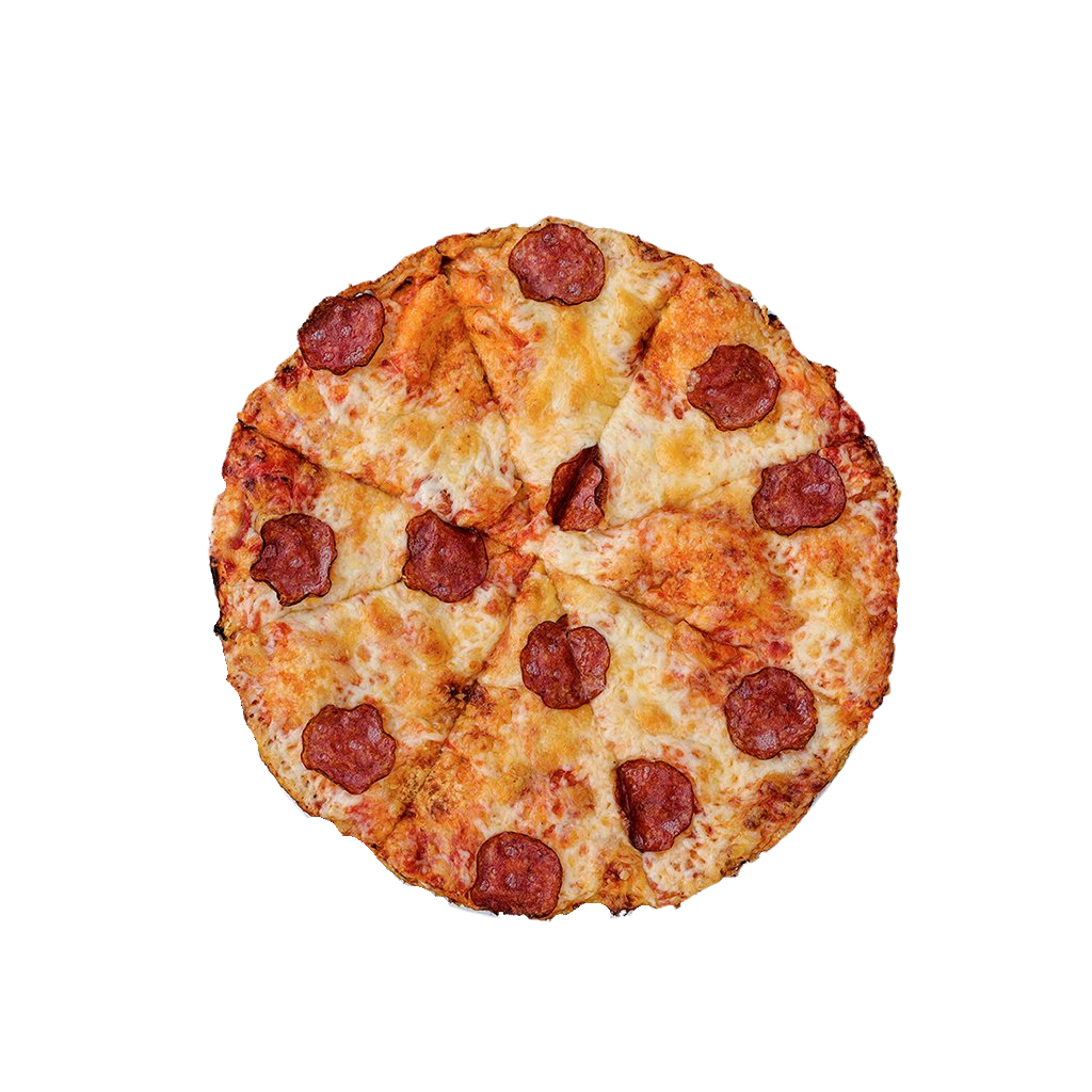 PIZZA 03 SALAMI - Pizza SALAMI — tomato, sýr a salám. Šťavnatá, čerstvá, přímo k vám domů. Objednej online!