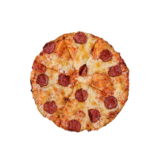 PIZZA 03 SALAMI - Pizza SALAMI — tomato, sýr a salám. Šťavnatá, čerstvá, přímo k vám domů. Objednej online!