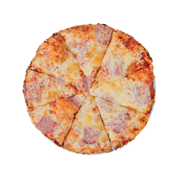 PIZZA 08 ŠUNKOVÁ - Pizza ŠUNKOVÁ — tomato, sýr a šunka. Šťavnatá, čerstvá, přímo k vám domů. Objednej online!