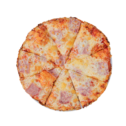 PIZZA 08 ŠUNKOVÁ - Pizza ŠUNKOVÁ — tomato, sýr a šunka. Šťavnatá, čerstvá, přímo k vám domů. Objednej online!