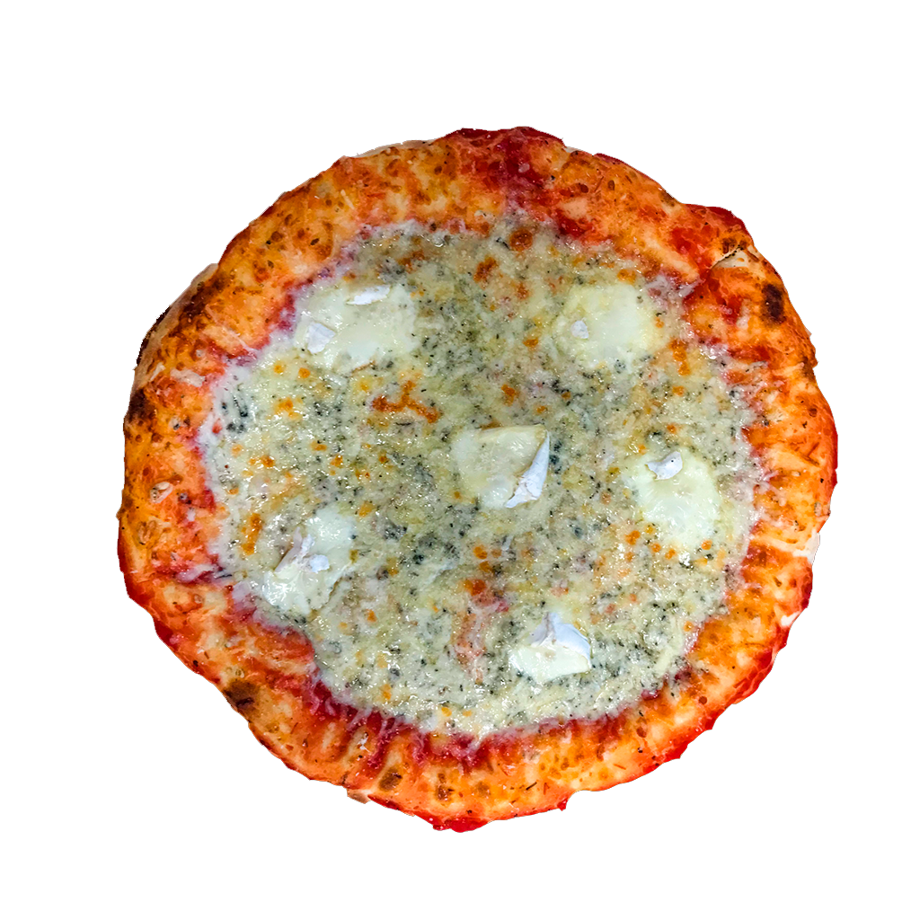 PIZZA S PLNĚNÝM OKRAJEM 70 SEI FORMAGGI - Pizza SEI FORMAGGI — tomato, sýr, niva, uzený sýr a mozzarella. Šťavnatá, čerstvá, přímo k vám domů. Objednej online!