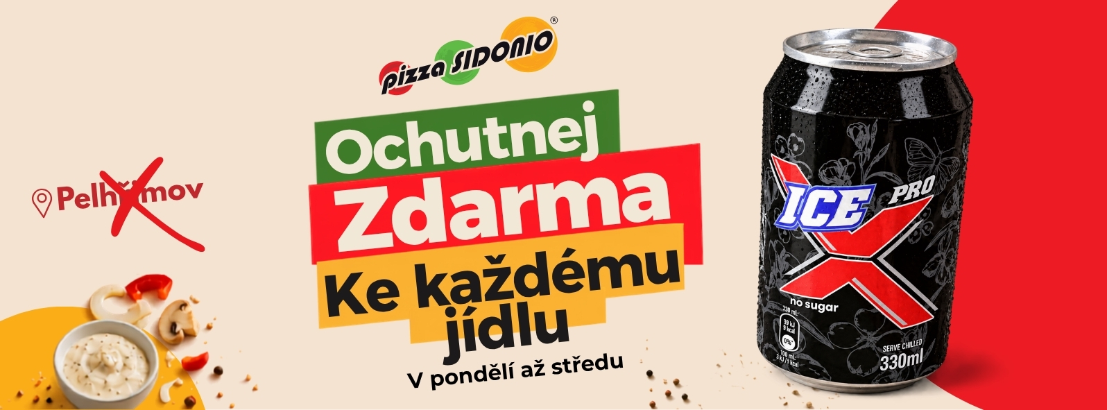 Limo zdarma k jídlu